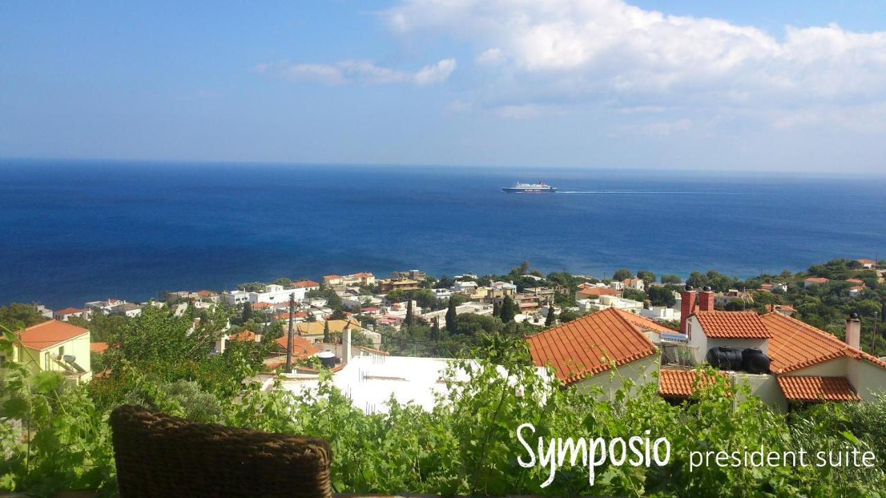 Pyrgos Traditional Village Agios Kirykos  Exterior photo